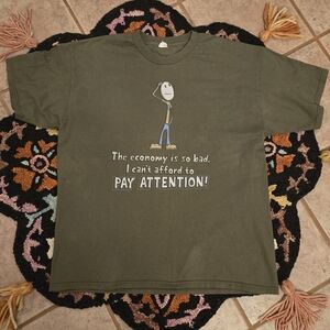 🔥🔥 Y2K Graphic Tee with Humorous Print🔥🔥 SIZE XL